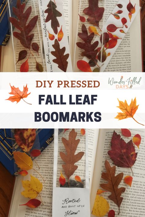 Nature, Waldorf Fall, Homeschool Nature, Homemade Bookmarks, Study Activities, Homeschool Nature Study, Leaf Bookmark, Autumn Craft, Nature Bookmarks