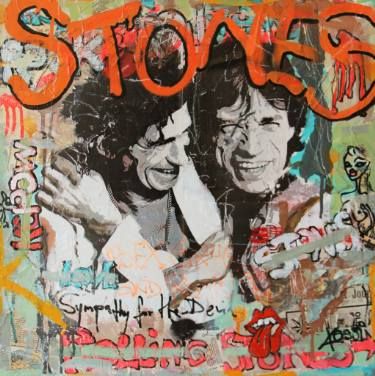 Saatchi Art Artist Kristin Kossi; Painting, “Stones” #art Richard Hamilton Pop Art, Richard Hamilton, Digital Art Drawing, Painting Photography, Contemporary Portrait, Music Artwork, Art Prints Online, Buy Original Art, Original Art For Sale