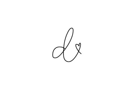 Letter D Tattoo, Beauty Skin Quotes, Turtle Tattoo Designs, Single Line Tattoo, Anklet Tattoos, Small Pretty Tattoos, D Tattoo, Initial Tattoo, Cute Small Tattoos