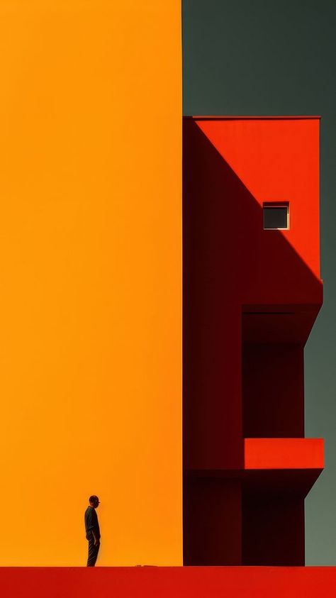 Abstract orange building, architecture.  | premium image by rawpixel.com Iphone Wallpaper Buildings, Wallpaper Buildings, Orange Building, Minimalist Iphone Wallpaper, Architecture Illustrations, Iphone Wallpaper Iphone, Wallpaper Iphone Wallpaper, Abstract Orange, Minimalist Iphone