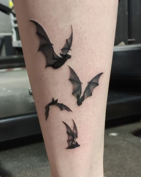 Top 22 Halloween Tattoo Ideas for Guys: Spooky Ink Vibes Bats Tattoo Design, Bat Tattoo, Scary Tattoos, Tattoos Geometric, Spooky Tattoos, Gothic Tattoo, Custom Tattoo Design, Halloween Tattoos, Dope Tattoos