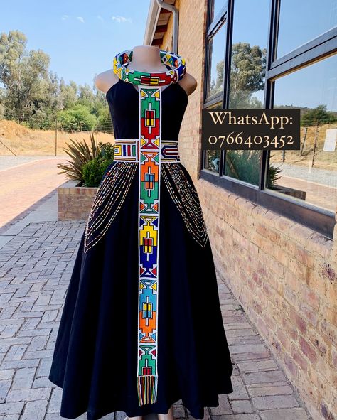 Some work in progress 🙏🏿😊 Have a lovely Sunday. Ndebele Traditional Dresses, Zulu Traditional Attire Umembeso, Xhosa Traditional Accessories, Modern Ndebele Traditional Attire, Ndebele Traditional Attire, Colourful Xhosa Attire, Zulu Traditional Attire, Xhosa Traditional Attire, Xhosa Attire