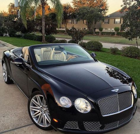 Bentley Convertible Black, Bentley Convertible Aesthetic, Convertible Bentley, Bentley Convertible, Bentley Rolls Royce, High End Cars, Convertible Car, Bentley Car, Super Luxury Cars