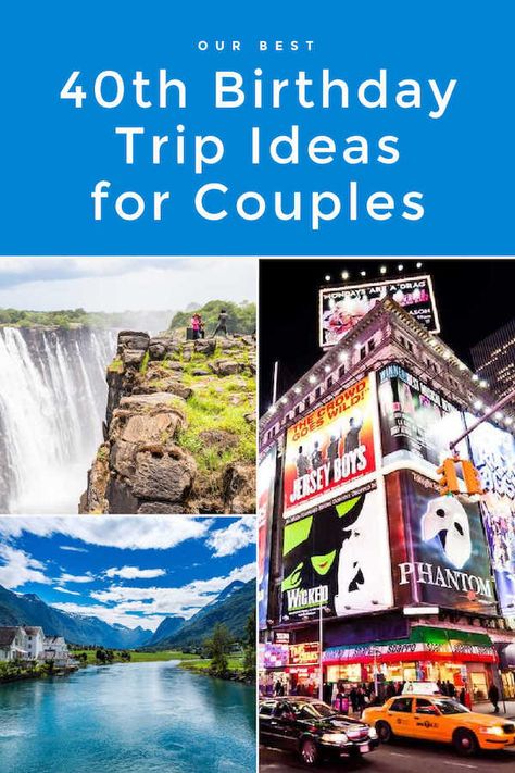 Looking for the perfect 40th birthday trip ideas for couples? Check out these unforgettable travel experiences for your milestone celebration. Vacations in North America, Caribbean, South America, Asia, Africa, and beyond | Intentional Travelers Birthday Trip Ideas For Couples, 40th Birthday Ideas For Couples, 40th Birthday Travel Ideas, 40th Birthday Vacation Ideas, 40th Birthday Trip Ideas For Couples, Best 40th Birthday Trips, 40th Birthday Destinations Trips, 40th Birthday Trips For Women, Birthday Destination Ideas