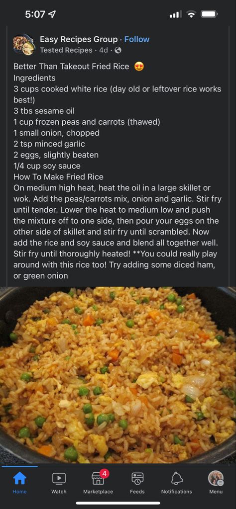 Easy At Home Chinese Food, Homemade Chinese Rice, Diy Fried Rice Easy, How To Make Rice Taste Good, Food Recipes On A Budget, Homemade Chinese Food Recipes Fried Rice, Recipes For Fried Rice, Diy Hibachi Fried Rice, Making Fried Rice From White Rice