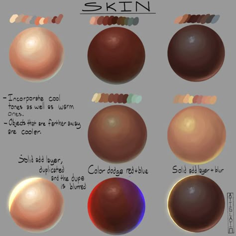 Skin Palette, Palette Art, Skin Color Palette, Digital Art Beginner, Art Help, Coloring Tutorial, Art Study, Digital Painting Tutorials, Poses References