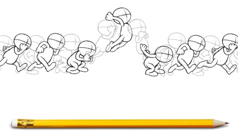 Jump Cycle Reference, Cartoon Jumping Pose, Character Movement Poses, Run And Jump Animation, Jumping Cycle Animation, Character Jumping Animation, Jumping Animation Reference, Jumping Reference Drawings, Jump Animation Gif