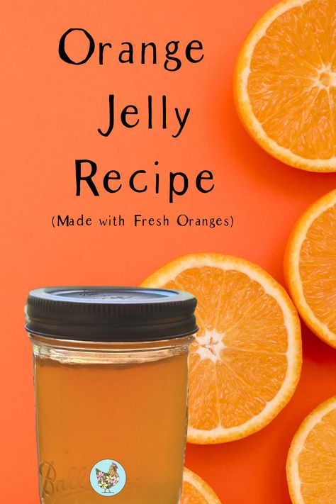 Jelly Making Recipes, Orange Jelly Recipe, Lemon Jelly Recipe, Canning Jelly Recipes, Orange Jam Recipe, Orange Jam Recipes, Fruit Jelly Recipe, Orange Marmalade Recipe, Making Jelly