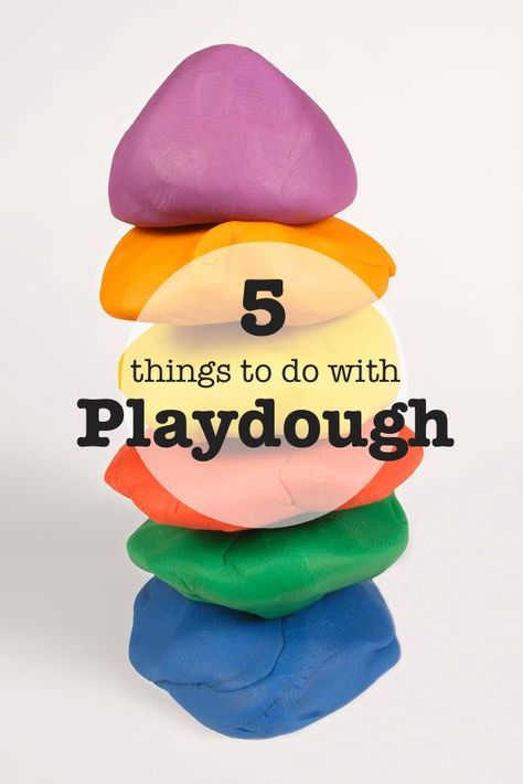 5 ideas for things to do with Playdough #preschool #playdough #sensoryactivities #kidsactivities Make Playdough, Sensory Play Ideas, Playdough Activities, Playdough Recipe, Sensory Integration, Play Ideas, Learning And Development, Hands On Learning, Kids Corner