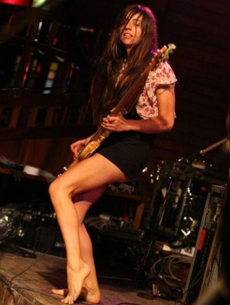 Paz Lenchantin currently plays bass with the Pixies. She previously played bass… Paz Lenchantin, Black Francis, The Flaming Lips, Billy Corgan, Bass Guitar Lessons, Women Of Rock, Perfect Circle, Guitar Girl, Guitar Lovers