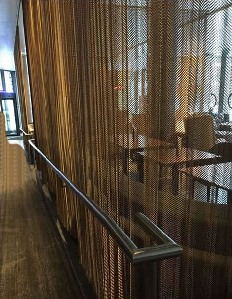 Curtain Interior, Metal Mesh Screen, Mesh Curtain, Sliding Tracks, Steel Curtain, Metal Curtain, Metal Screen, Italian Villa, Mesh Screen