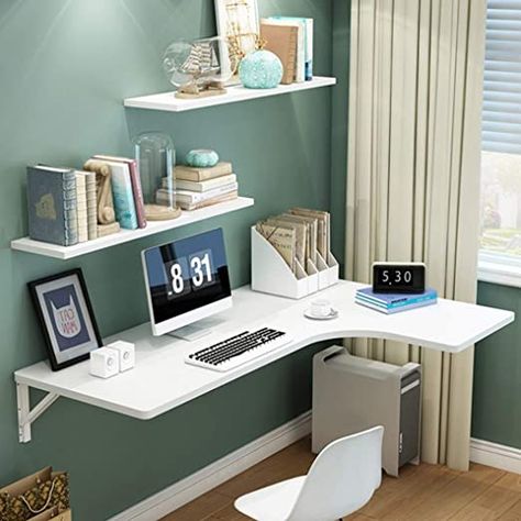 Floating Wall Desk, Folding Study Table, Wall Mounted Dining Table, Small Study Table, Wall Mounted Computer Desk, Computer Table Design, Wall Mounted Folding Table, Study Table Designs, Floating Table