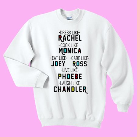 Friends Tv Show sweatshirt Ad Friends Film, Hype Fashion, Friends Merchandise, About Friends, Friends Sweatshirt, Friends Moments, Best Friend Shirts, Friend Memes, Aesthetic Clothing