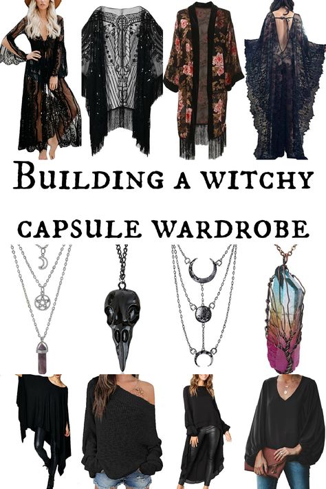 Witchy Outfit Plus Size, Masculine Witch Aesthetic, Stevie Nicks Summer Style, Romantic Witch Fashion, Witchy Wardrobe Essentials, Modern Witchy Fashion, Pagan Witch Outfit, Witch Boho Fashion, Everyday Witchy Outfit