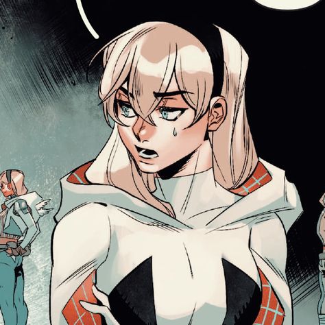 Gwen Stacy Comic, Spider Gwen Comics, Marvel Spider Gwen, Silk Marvel, Shadow Of The Colossus, Spider Art, Female Hero, Spider Girl, Gwen Stacy