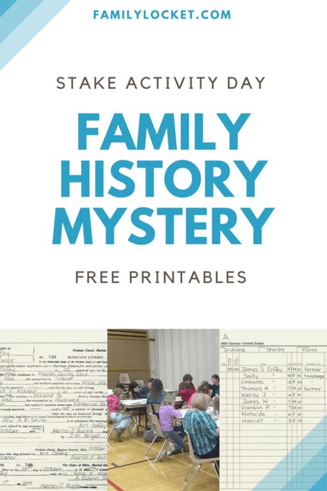 Genealogy Activities, Family History Activity, Temple Activity, Temple Activities, Primary Activity Ideas, Genealogy Projects, Lds Young Women Activities, Family History Crafts, Genealogy Ideas