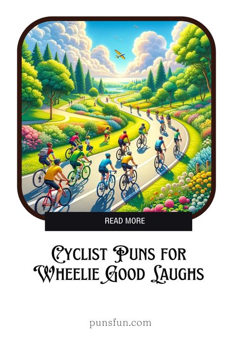 Visit Website Funny Puns, Bike Puns, One Pun, Puns Funny, Way To Happiness, Puns Jokes, Bike Saddle, Chain Reaction, Bike Lovers