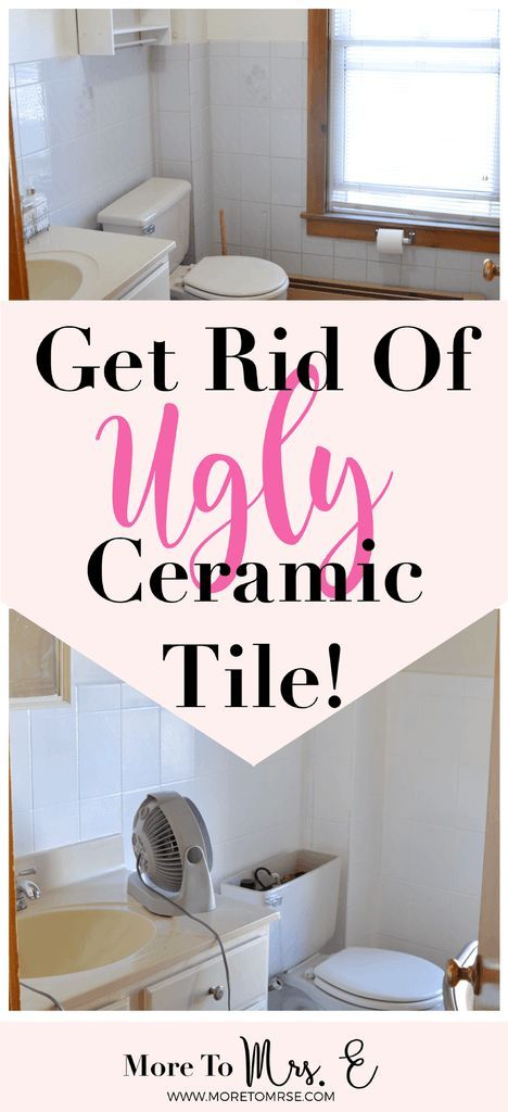 Have a bathroom with ugly old ceramic tile? Never fear! You can DIY it for under $30! Learn how to paint Paint ceramic bathroom tile!  Budget Bathroom Remodel - Replace Bathroom tile cheap! Painting Old Bathroom Tile, Ceramic Bathroom Tile, Bathroom Renovation Diy, Painting Bathroom Tiles, Cheap Bathroom Remodel, Ceramic Tile Bathrooms, Bathroom Showers, Budget Bathroom Remodel, New Bathroom Ideas