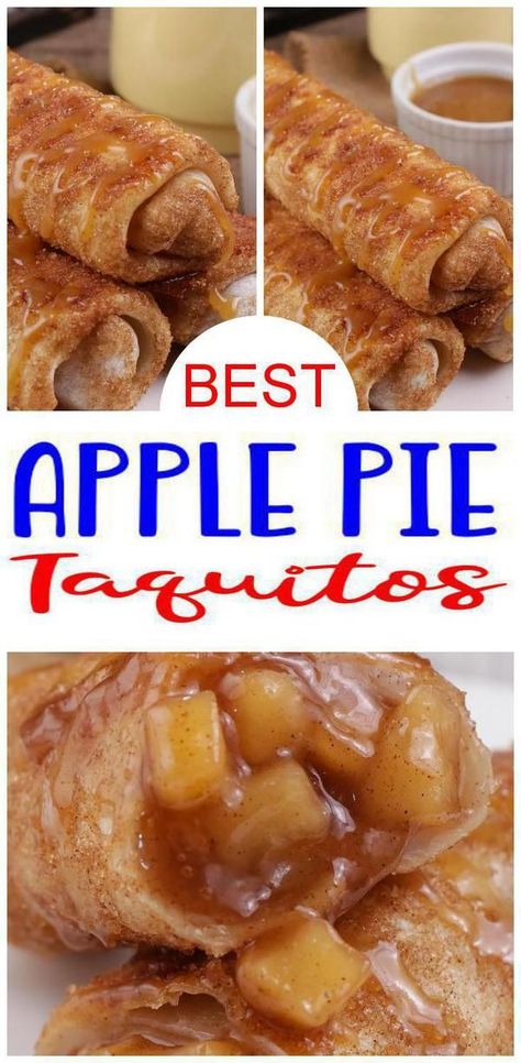 Apples And Flour Tortillas, Apple Flautas Flour Tortillas, Fried Apple Pies Using Tortillas, Apple Wraps Desserts, Desserts With Flour Tortillas, Tortilla Apple Roll Ups, Apple Pie Filling Flour Tortilla, Apple Pie Roll Ups Tortilla, Apple Pie Tortilla Rolls Recipe