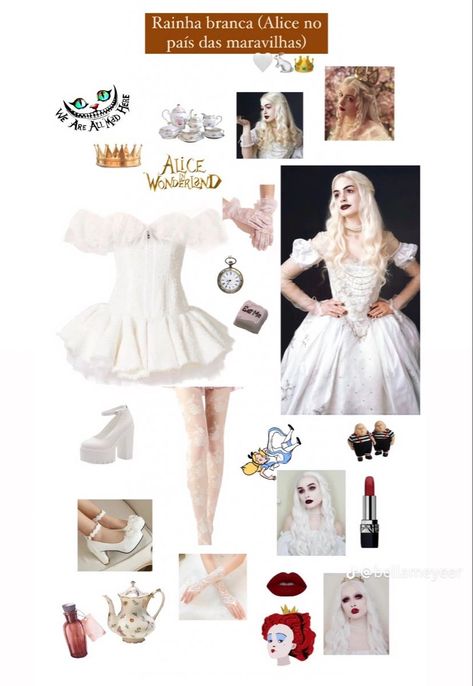 Descendants Auradon, White Queen Costume, Alice In Wonderland Outfit, Horror Halloween Costumes, Jason Vorhees, Classy Halloween Costumes, Queen Of Hearts Costume, Hot Halloween Outfits, Alice In Wonderland Costume