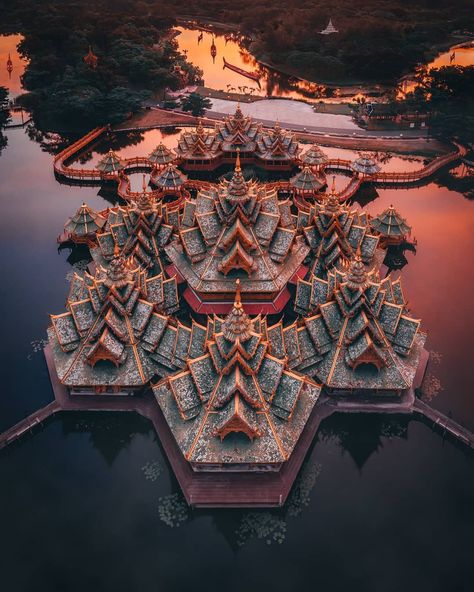 Bored Panda on Instagram: “Ancient city in Samut Prakan province, Thailand by @kankankavee . . . #BoredPanda #art #temple #Thailand #photography #goldenhour #travel…” Visit Thailand, Destination Voyage, Ancient City, Beautiful Places To Travel, Bangkok Thailand, Thailand Travel, Ancient Cities, Ancient Times, The Villain