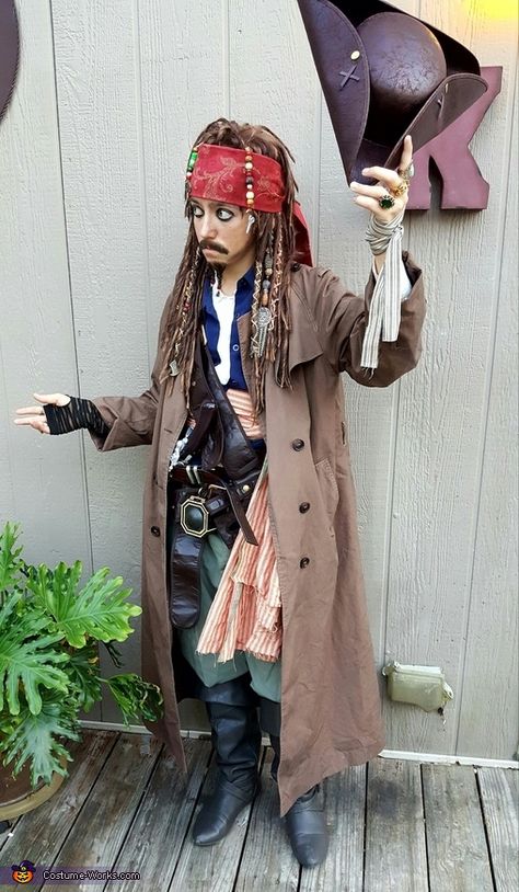 Jack Sparrow Costume Girl Jack Sparrow Costume, Diy Jack Sparrow Costume For Kids, Jack Sparrow Kids Costume, Jack Sparrow Costume Diy, Diy Jack Sparrow Costume, Jack Sparrow Costume Kids, Jack Sparrow Halloween Costume, Captain Jack Sparrow Costume, Homeade Halloween Costumes