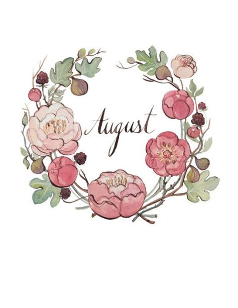 tinywhitedaisies: (via August 8.5x11 by KelseyGarrityRiley on... Journal Headings, Monthly Greetings, August Art, Arrange Flowers, Pastel Decor, 수채화 그림, Bullet Journals, Bullet Journal Inspiration, Journal Inspiration