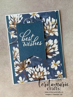 Create a Stationary Box with a Set of 5 Simple Cards with the Wildly Flowering DSP Easy Greeting Cards, British Cottage, Stationary Box, Woman Card, Stampin Up Catalog, Stationary Set, Designer Series Paper, Stamping Up Cards, Card Making Techniques