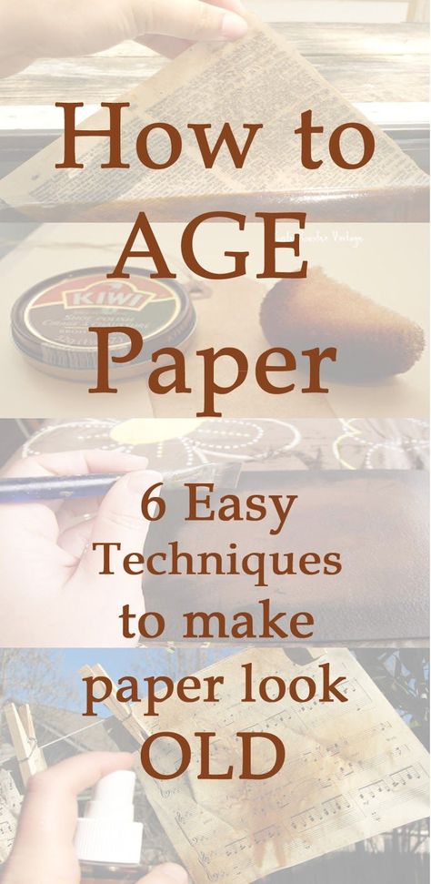 Make Paper Look Old, Buying Stocks, Buku Diy, Stary Papier, Hantverk Diy, How To Age Paper, Bookmaking, Diy Papier, Make Paper