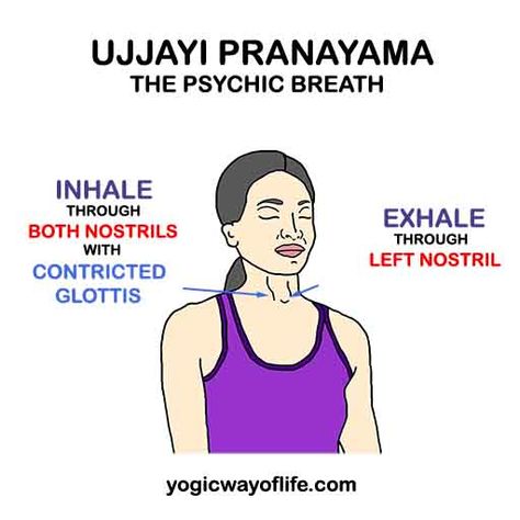 Ujjayi Pranayama - The Psychic Breath Ujjayi Pranayama, Ujjayi Breath, Yoga Pranayama, Sudarshan Kriya, Pranayama Techniques, Yoga Teacher Resources, Pranayama Breathing, Pranayama Yoga, Breath Work