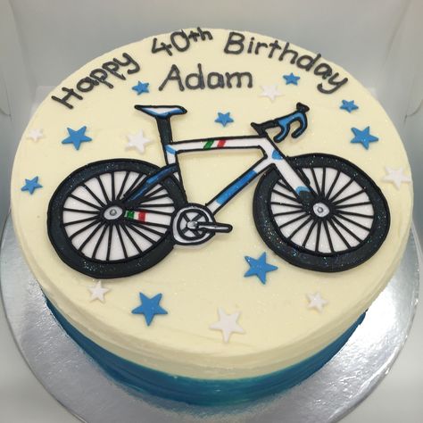 Bicycle Cake Design, Cycle Cake, Bicycle Party, Bicycle Cake, Bike Cake, Bike Cakes, 50 Party, 40th Birthday Cakes, Bento Cake