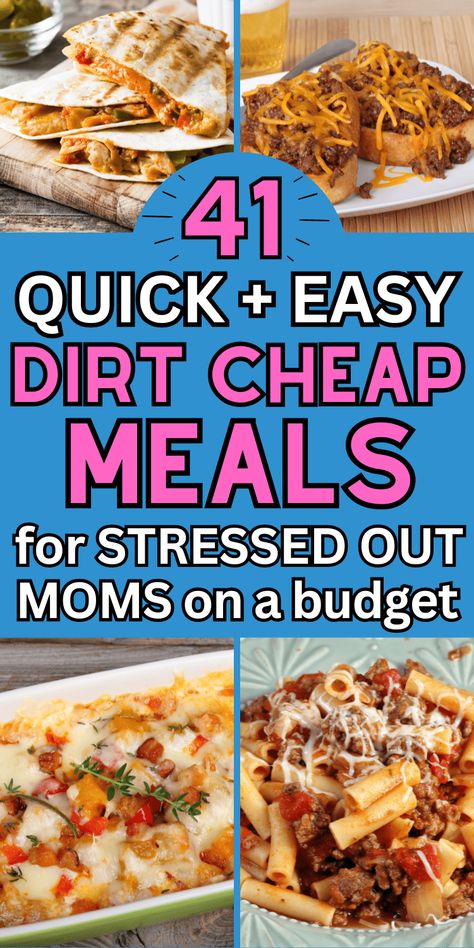 Cheap dinner ideas for busy moms! These quick meals for dinner busy mom simple easy recipes, busy mom dinner ideas easy recipes, cheap dinners for a family budget weekly meals menu planning, cheap dinners for a family budget recipes saving money, cheap dinners for a family budget recipes ideas, cheap and easy dinner ideas families inexpensive meals, frugal meal planning, low cost meals, struggle meals, dirt cheap meals, extremely frugal meals, easy meals on a budget, cheap meal plans Cheap And Easy Dinner Ideas Families, Meal Ideas On A Budget, Dinners For Families, Frugal Dinners, Dirt Cheap Meals, Cheap Meal Plans, Cheap Meals To Make, Frugal Meal Planning, Most Popular Dinner Recipes