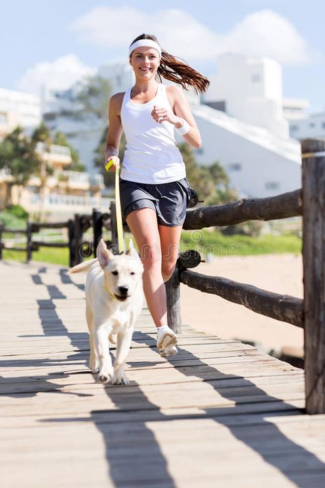 Woman jogging dog. Happy woman jogging with her dog , #AFFILIATE, #jogging, #Woman, #dog, #woman, #Happy #ad Puppy 101, Crazy Dog Lady, Dog Walk, Dog World, Fitness Fun, Dog Lady, Dog Help, Dog Tips, Family Pets