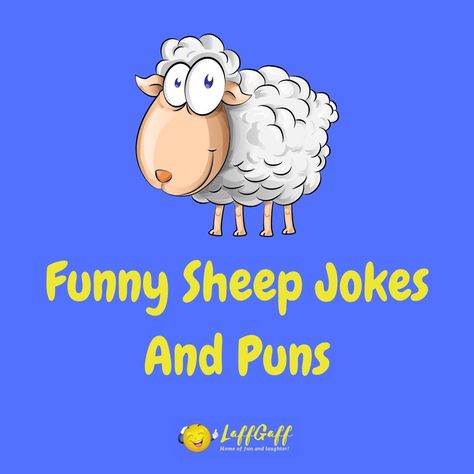 We bet ewe haven't herd all of these hilarious sheep jokes and puns before! Check them out - none of them are really baa-d, we promise ewe! Read more now... Funny Sheep Quotes, Sheep Jokes Hilarious, Funny Sheep Cartoon, Sheep Puns Funny, Sheep Quotes, Sheep Quote, Farmer Jokes, Sheep Puns, Scary Clown Movie