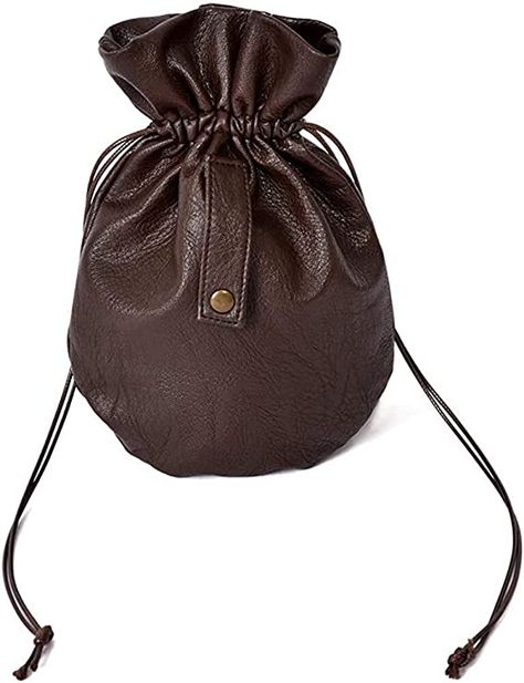 Leather Drawstring Pouch, Medieval Belt, Purse Storage, Hand Bags For Women, Drawstring Purse, Drawing Bag, Pu Leather Bag, Dice Bag, Belt Pouch