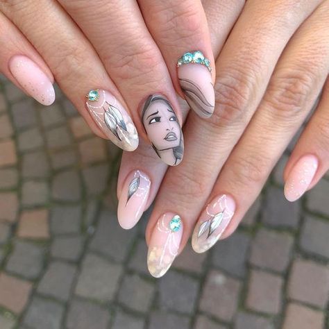 Pocahontas Nails, Nail It, Selina Kyle, Nail Art Inspiration, Pocahontas, Hair And Nails, Instagram Profile, Art Inspiration, Nail Art