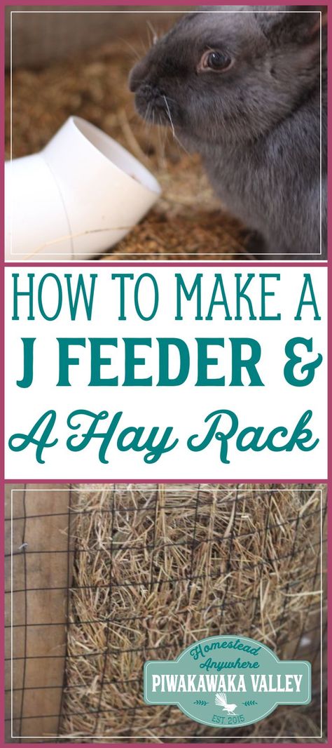 Do you struggle with spilt rabbit and chicken feed? This j feeder and hay rack will sort it for you! making a j feeder is super easy find out how here. #chickens #rabbits #DIY #feeder Chicken Coop Easy, Meat Rabbits Breeds, Rabbit Feeder, Hay Rack, Rabbit Feeding, Rabbit Stuff, Hay Racks, Rabbit Farm, Rabbit Hay