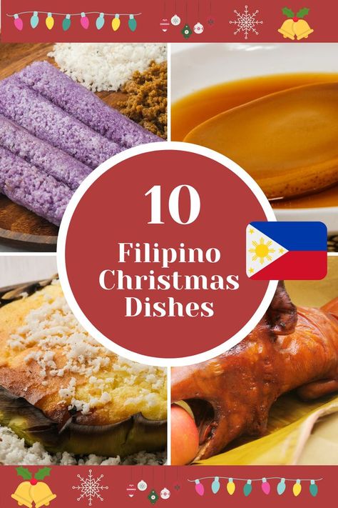 Popular Filipino Christmas foods Pinoy Christmas Food, Filipino Christmas Recipes, Colorful Lanterns, Filipino Christmas, Easy Filipino Recipes, Philippines Food, Season Of Giving, Foreign Food, Christmas Foods