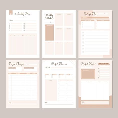 Social Media Planner Template, Simple Weekly Planner, Life Planner Organization, How To Make Planner, Creative Planner, Small Business Planner, Day Planner Design, Media Planner, Daily Planner Pages