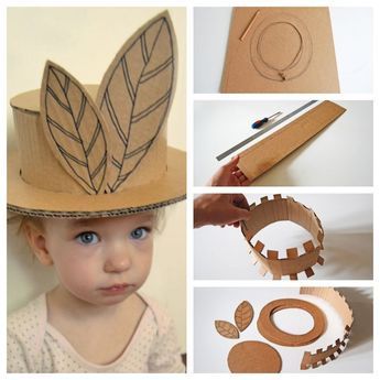 Paper Headpiece, Cardboard Hat, Flower Decoration Ideas, Crazy Hat Day, طابع بريدي, Fun Classroom Activities, Diy Kostüm, Easter Hats, Christmas Decorations For Kids