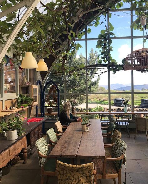 How cute is the Isle of Mull’s Cheese Farm Shop and Café?! 🧀😍 Loving this shot by @vwt6vanlife taken inside the Glass Barn Café! 👌  #Cheese… Barn Cafe, Greenhouse Cafe, Farm Cafe, Isle Of Mull, Farm Shop, Cozy Place, The Isle, Cafe Interior, Cafe Design