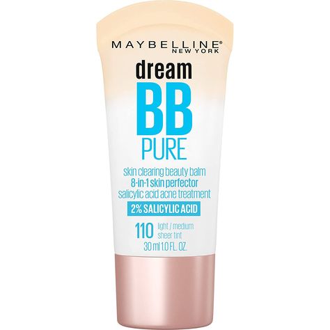 #ad Bb Cream Best, Light Coverage Foundation, Skin Clearing, Pure Skin, Salicylic Acid Acne, Maybelline Makeup, Cosmetics Ingredients, Gloss Labial, Beauty Balm