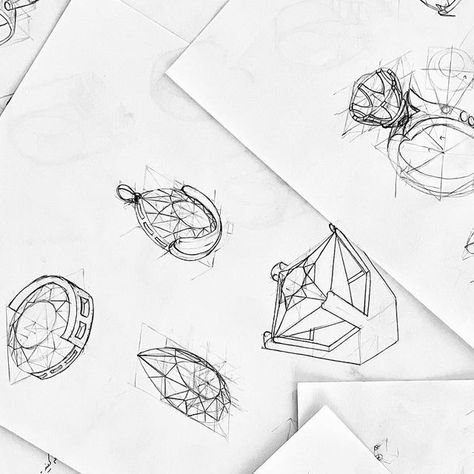 @eli.jewellerydesign on Instagram: ". Solitaire & Facets practice💍💎 . . . . . #solitaire #sketch #jewelry #jewelrydesigne #jewelrydesigner #ring #gem #brilliant" Ring Perspective Sketch, Sketch Jewelry, Jewellery Designing, Ring Sketch, Jewelry Sketch, Perspective Sketch, Art Jewelry Design, Jewellery Design Sketches, Jewelry Design Drawing