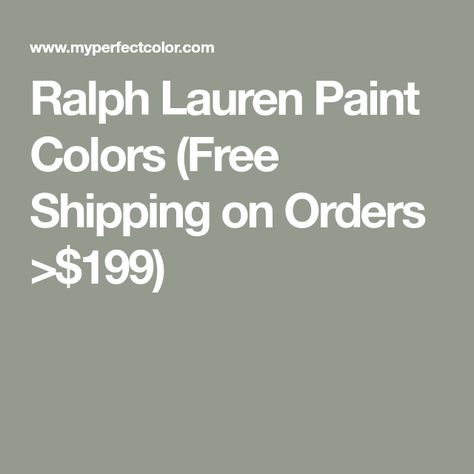 Ralph Lauren Paint Colors (Free Shipping on Orders >$199) Ralph Lauren Paint Colors Interiors, Ralph Lauren Paint Colors, Silver Grey Paint, Ralph Lauren Paint, Purple Paint Colors, Different Types Of Painting, Grey Paint, Purple Paint, Matching Paint Colors