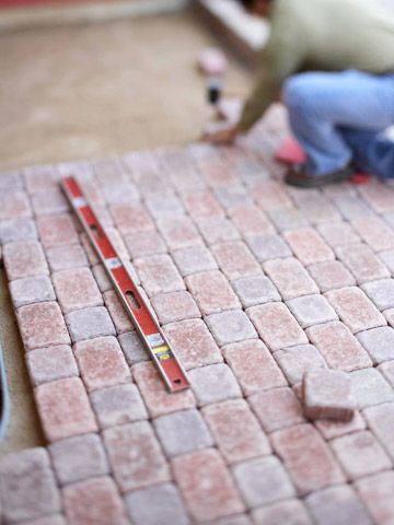 Redo your patio with our estimated costs: http://www.bhg.com/home-improvement/patio/installation-how-to/diy-paver-patio/?socsrc=bhgpin060214patiocosts&page=10 Cheap Pavers, Diy Paver, Diy Patio Ideas, Pavers Diy, Diy Patio Pavers, Concrete Patios, Backyard Small, Cheap Patio, Budget Patio