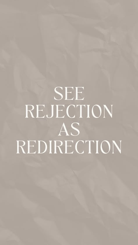 Motivational Quotes After Rejection, Redirection Quotes, Dreamboard Ideas, Rejection Therapy, Rejection Is Redirection, Rejection Quotes, Family Meeting, Ios Ideas, Dream School