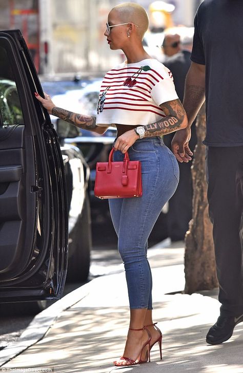 Amber Rose Style, Amber Rose, Nyc Fashion, Curvy Girl Outfits, Curvy Outfits, Look Fashion, Beyonce, Chic Outfits, Casual Looks