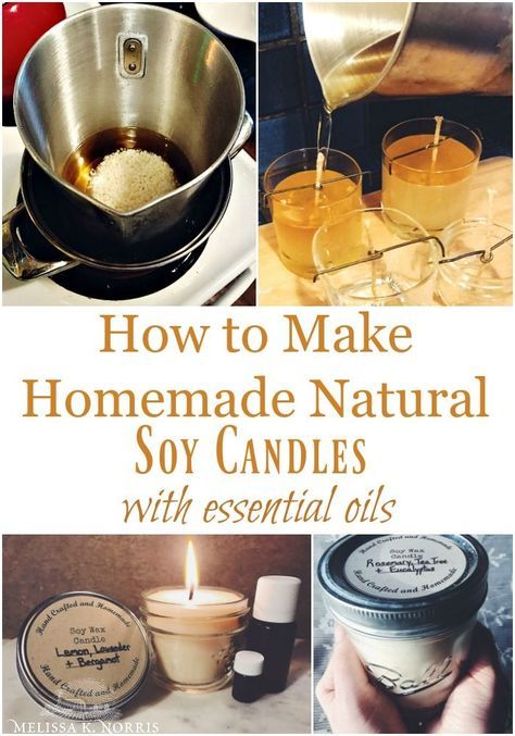 How to Make Soy Candles at Home with Essential Oils Diy Soy Candles Scented, Oil Candles Diy, Make Soy Candles, Essential Oil Candles Diy, Candles With Essential Oils, Homestead Recipes, Candles At Home, Homemade Soy Candles, Soya Mumu