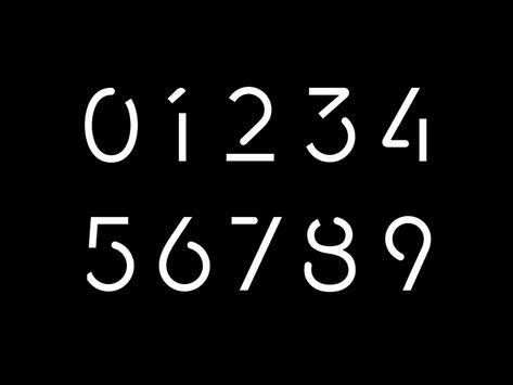 2 Number Design, Numbers Typography Design, Graphic Design Numbers, Number Design Typography, Numerical Fonts, Numerical Fonts Numbers, Number Graphic Design, Typography Numbers Design, Graphic Design Numbers Typography