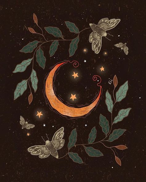 Witchy Wallpaper, Celestial Art, Arte Fantasy, The Night Sky, Charcoal Drawing, Drawing Tutorials, Moon Art, Cool Stuff, Drawing Tips